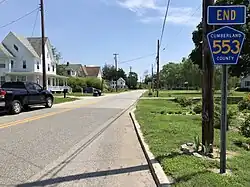 Along Main Street near Ogden Avenue