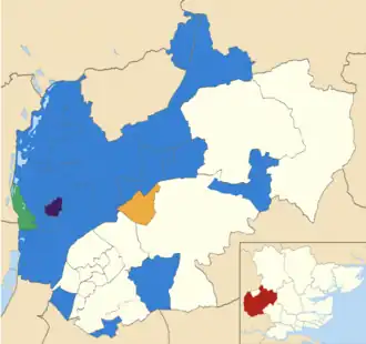 2019 results map