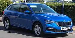 Škoda Scala SE (UK, front view)