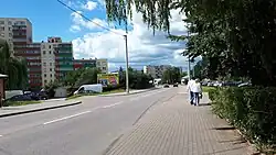 Gajowa Street in the district, July 2020