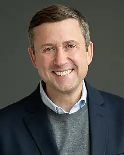 Chair of the Democratic National Committee Ken Martin (BA, 1996)[94]
