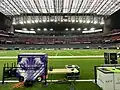 Washington sideline view