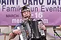 One-Man Band playing at the Opening Ceremony