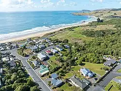 Aerial Kaka Point