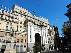 Entrance on the Piazza Beccaria