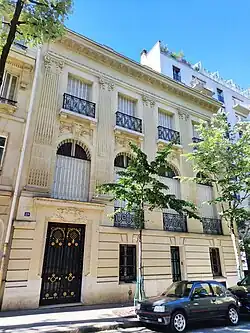 Hôtel Roxoroid de Belfort, Paris, 1911, by André Arfvidson&nbsp;[fr]