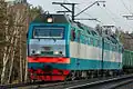 2ES6 "Sinara" (2006-current)- eight-axle two-piece main cargo electric locomotive DC commutator motors.
