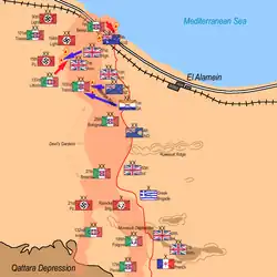 Allies advance: 51st Highland Division takes Kidney Ridge, Littorio Armoured Division counter-attacks: 5:00&nbsp;p.m. 26 October