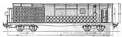 The ammunition wagon.