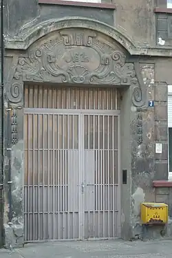 Adorned entrance