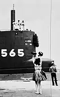 JDS Arashio in Pearl Harbor in November 1972
