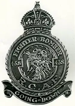 1945 Wildcat pin