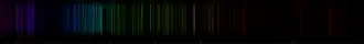 Color lines in a spectral range