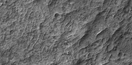 Ridges, as seen by HiRISE under HiWish program This is a close up from a previous image.