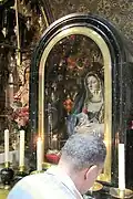 13th Station – Catholic bust of Our Lady of Sorrows
