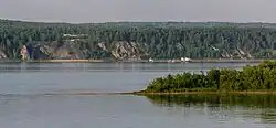 Angara River in Yeniseysky District