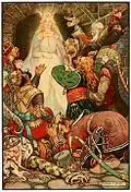 Illustration from "The Russian Story Book" by Richard Wilson, illustrated by Frank C. Papé, 1916