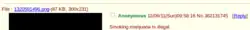 screenshot of 4chan's interface