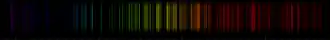 Color lines in a spectral range