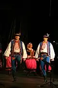 Lachy Sądeckie, including married woman's costume