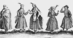 Ladies' clothing in the 1666, by Jean Chardin