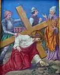 7th Station: Jesus falls for the second time