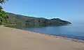 From the main beach towards the boat ramp