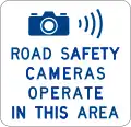 (P2-V111-2) Road Safety Cameras Operate In This Area (used in Victoria)