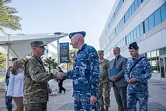 Two members of the RAAF wearing the GPU in 2022