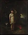 A Boy with a Cat—Morning by Thomas Gainsborough (1787)