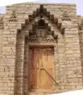 A decorated door in Tichit
