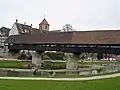 Covered Wooden Bridge