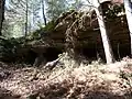 Solutrean caves in Aujac, Gard