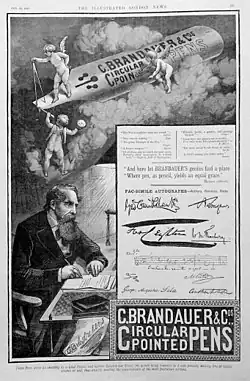 Brandauer & Co. illustrated ad
