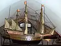 Model ship #1 in the Ratskeller at Lübeck