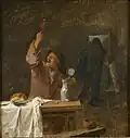 Adriaen Brouwer, Drinking peasant