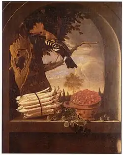Painting with a Hoopoe, by Coorte