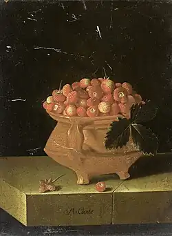 Strawberries in a Stone Jar, sold 1 December 2009