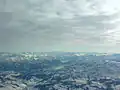 Near and far mountains around the Rhine Valley