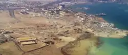 Aerial view of Ras Abu Aboud in 2015