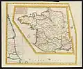Nicolosi's map of France, 1660, University Library, University of Illinois Urbana-Champaign