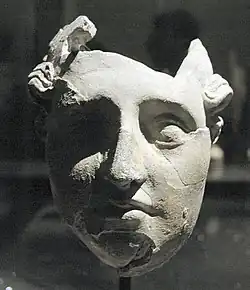 Portrait of a man, Ai-Khanoum, 3rd-2nd century BC.[24]