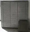 Fire element for air transfer dampers for walls