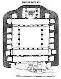 Cave 16: a monastery featuring two side aisles[73]