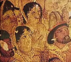 Foreigners in Cave 17, Ajanta