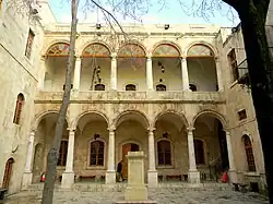 The main facade