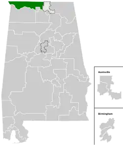 Map of the district