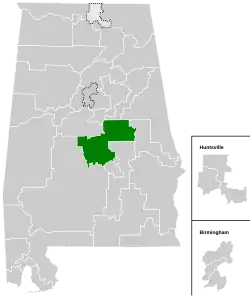 Map of the district