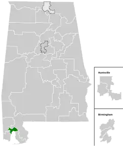 Map of the district