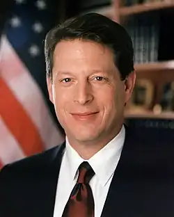 US vice president and Nobel laureate in peace Al Gore (AB,&nbsp;1969)